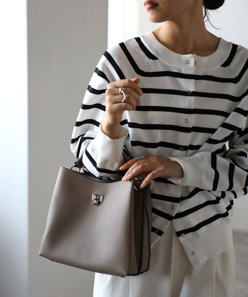 【雑誌掲載】2WAYワンハンドルバッグ 12-1122